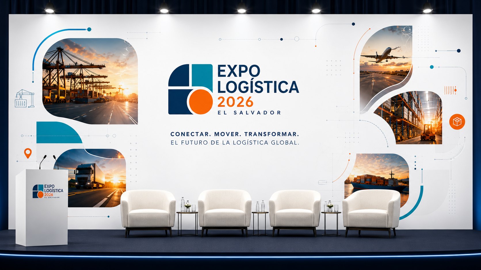 Stand de exhibición Expo Logística 2026