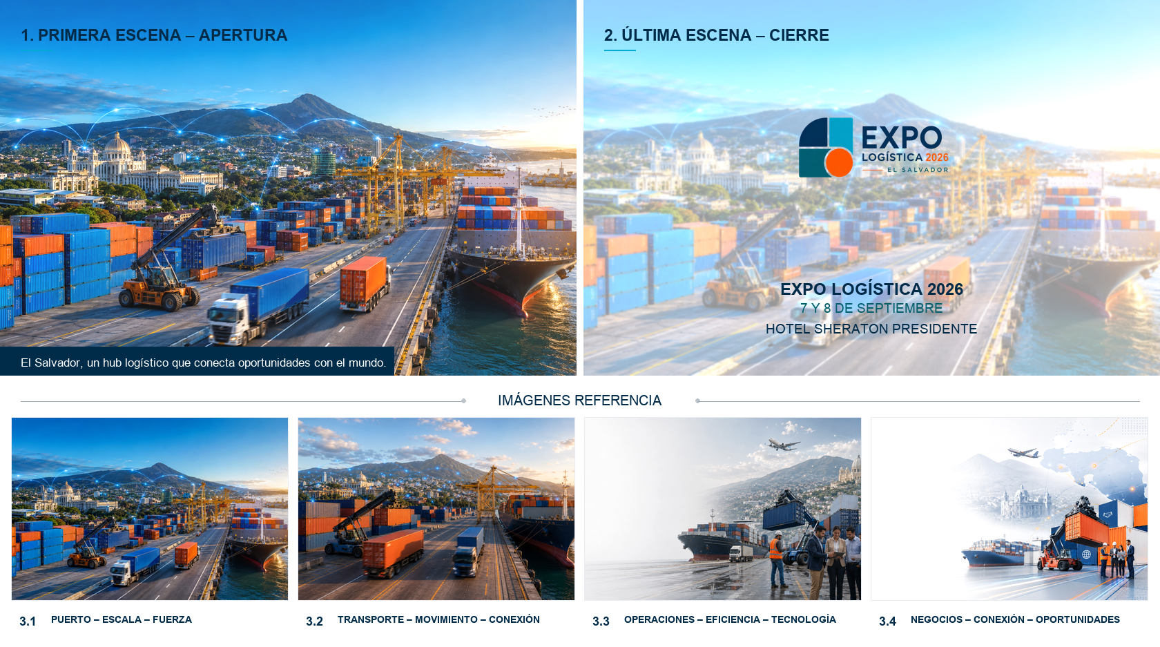 Dirección visual oficial de Expo Logística 2026